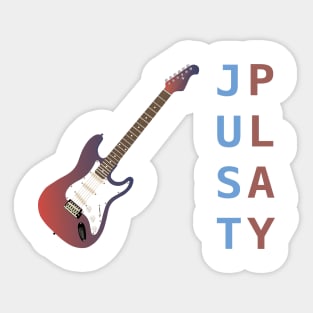 Just Play the Electric Guitar Sticker